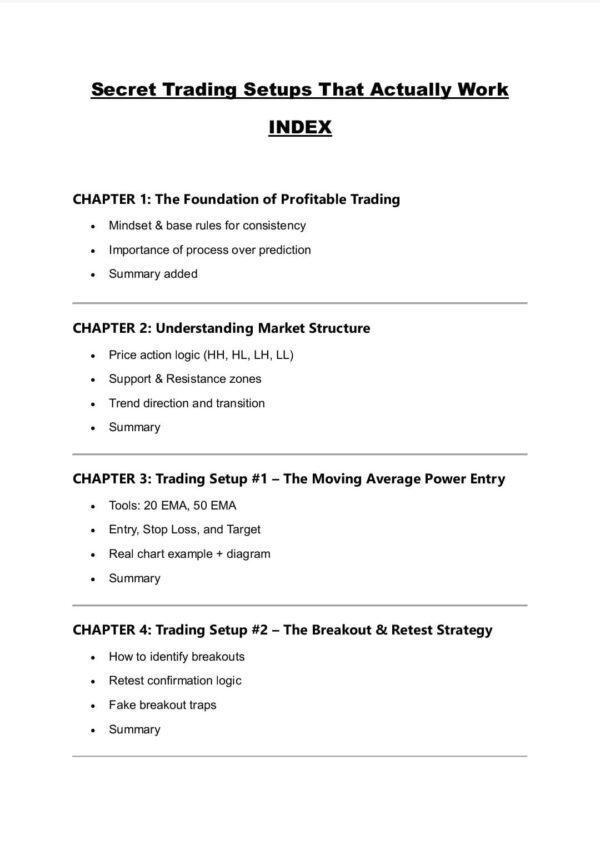 3 Secret Trading Setups That Actually Work By Vijay Singh — Professional Trader & Author - Image 2